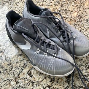 Nike, Hyperchase, Gray & White, Men’s 12